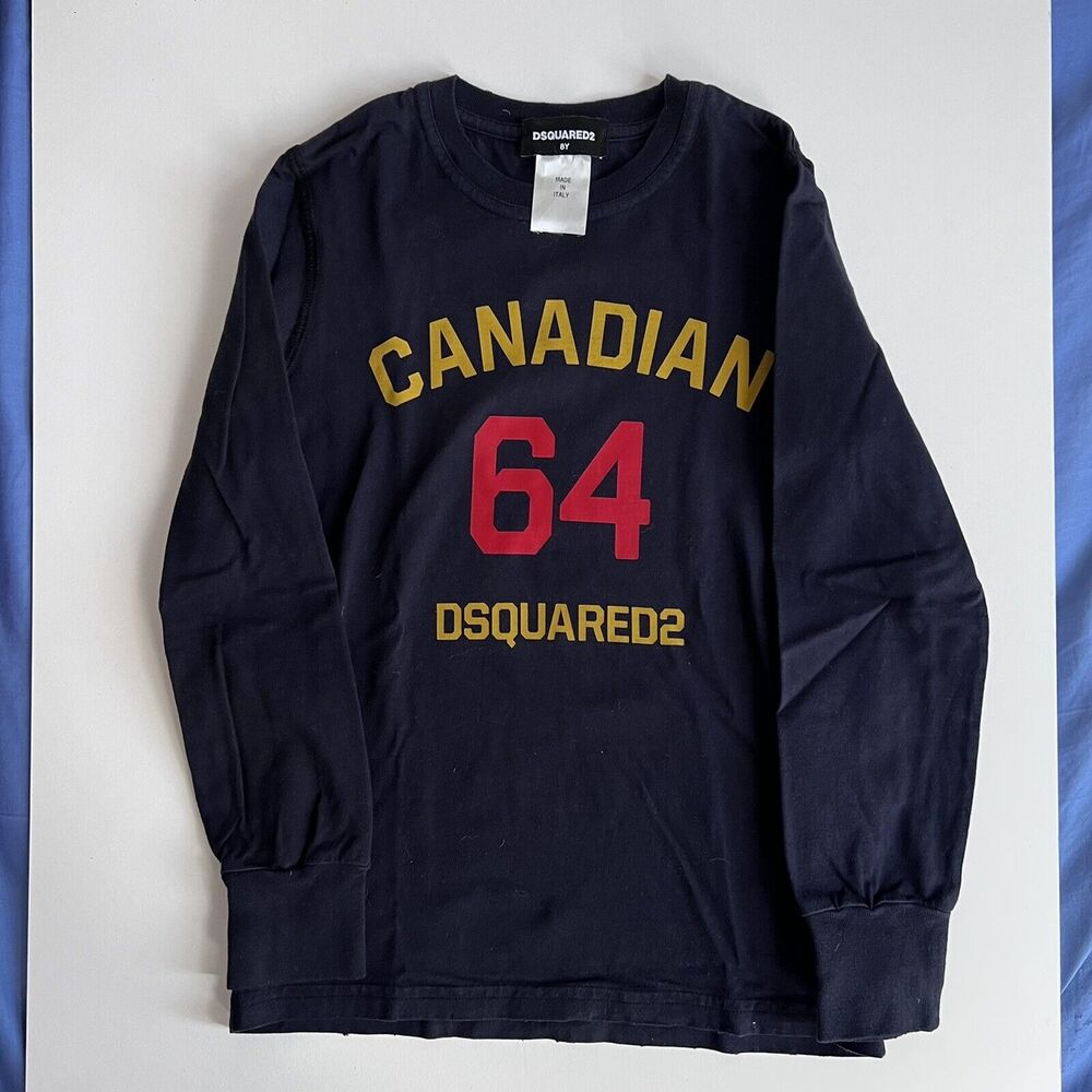 DSQUARED2 Kids Long Sleeve T-Shirt 8Y Canadian 64 - NWOT 8 years